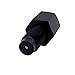 CO2 One Way Adapter Saver Adaptor Fits 88Gram 90G M16*1.5 Threads Input to Output Black
