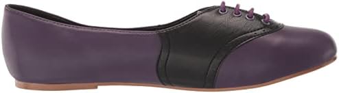 Bettie Page Women's BP100-SPOOKY Ballet Flat, Purple, 6 | Image 5