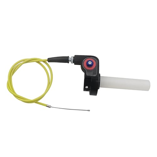 Poignées d'Accélérateur Moto Universelles 22mm Grip Antidérapant et Câble 980mm Intégré