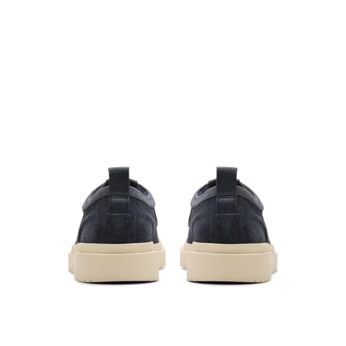 Clarks Homme Polden MOC, Navy Suede, 44 EU