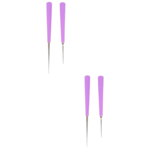 IWOWHERO 2sets DIY Jewelry Making Kit Bead Hole Reamer Beads Punch Hole Puncher Craft Tool Set 2pcs*2