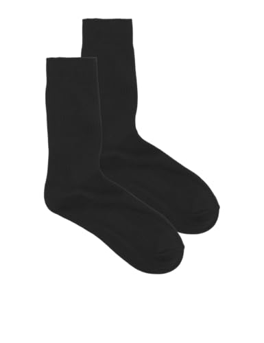 JACK & JONES JAC - Calzini Premium Noos, confezione da 2, nero/confezione: nero, Taglia unica
