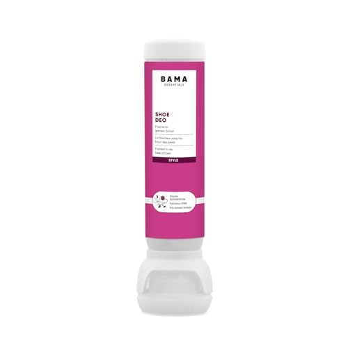 BAMA Desodorante de Calzado Spray Rosa - Neutralizador para Pies Con Mal Olor - Set de Pulverizador de Zapatos - 100ml
