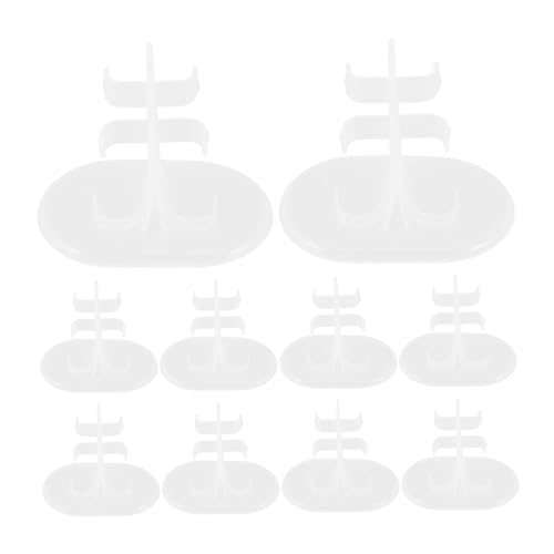 UPKOCH 10 Piezas Marco de Soporte de muñeca Accesorios para muñecas Soporte de pie para muñecas Figura de pie casa de muñecas Soporte de Modelo de exhibición Titular de Marionetas