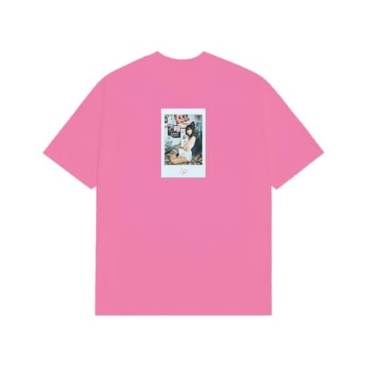 Lisa Unisex's Standard Official Polaroid T-Shirt, Pink
