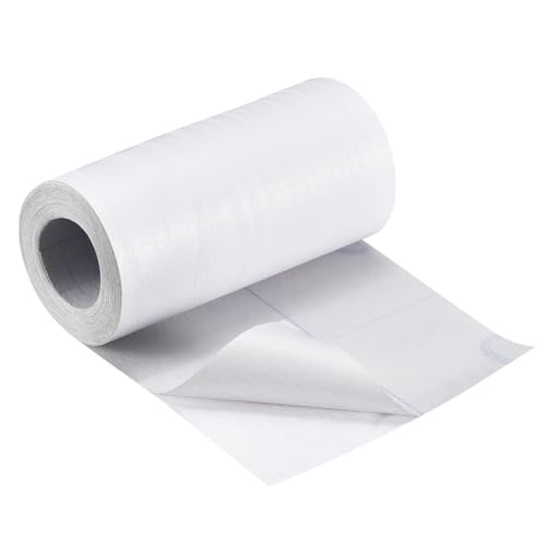 Image of Wood Grain Repair Tape - 1 Pack Self Adhesive Wood Tape Fits for Tables Doors Floor Furniture Renovation - PVC Durable Multi-Use Adhesive Patch - (6-inch x 16-ft White)