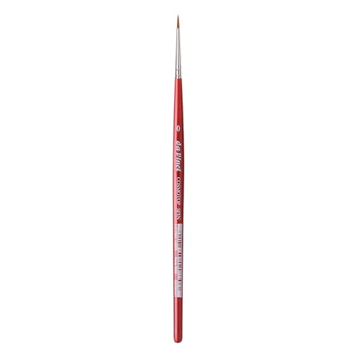 Image of da Vinci Watercolor Series 5580 Size 0 Round - CosmoTop Spin Multi-Diameter Synthetic - Holds More Water Than Any Other Synthetic - Made in Germany