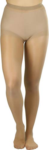 Image of ToBeInStyle Women's Control Top Sheer Footed Pantyhose Hosiery Tights Stockings