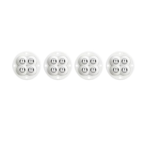 LX^[A 4 s[X/bgƋԗ֔S{[xAOzC[ 360 ° ]jo[TƋLX^[ItBX[OfXN`FA (White Steel Ball)