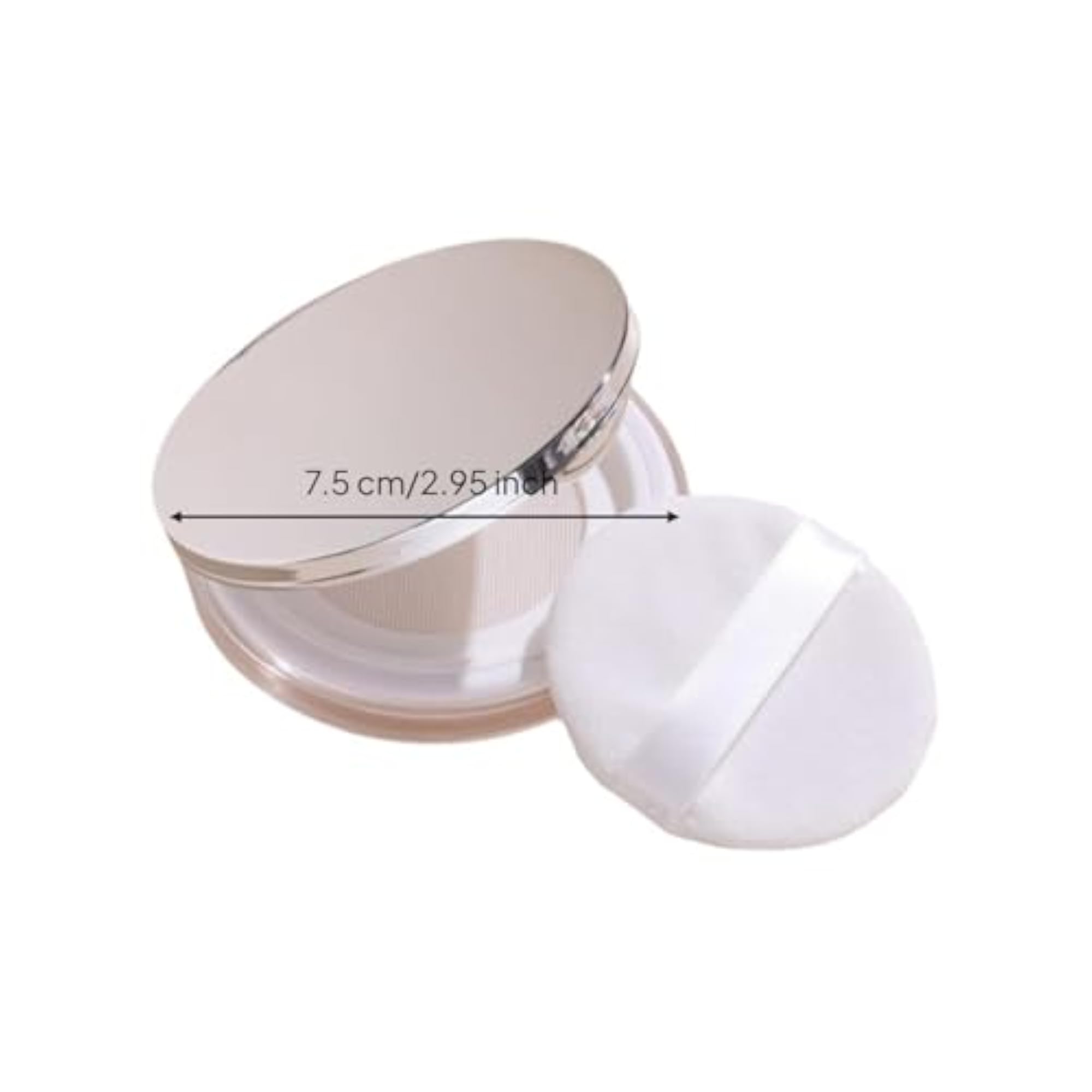 Thin Loose Powder Container, Portable Makeup Case
