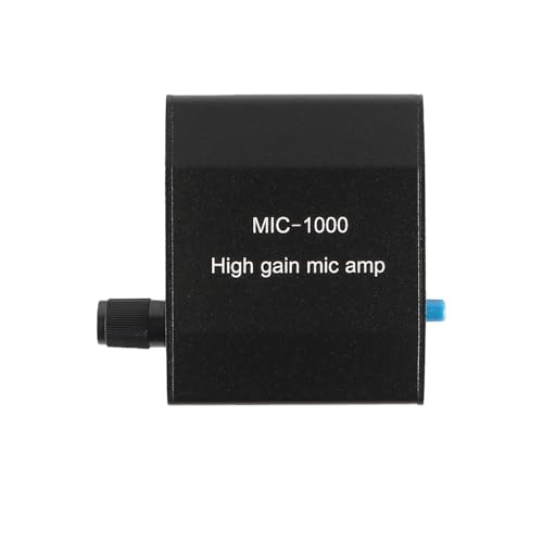 Ieron Vorverstärker-Mikrofonverstärker-Kit Mikrofon-Soundverstärker mit 1000-facher Verstärkung Perfektes Zubehörset für die Aufnahme von Live-Sound und Rundfunkanwendungen