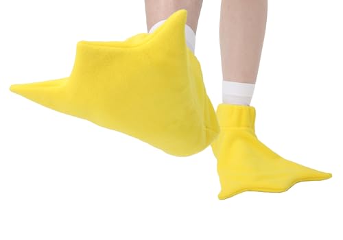 Image of KUOIN Funny Duck Socks, Men Animal Feet Sock Leg Cover Novelty Gift for Women