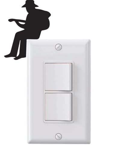 Vinilo Decorativo para Interruptor de Luz de Guitarra 4 Pulgadas miniatura 1