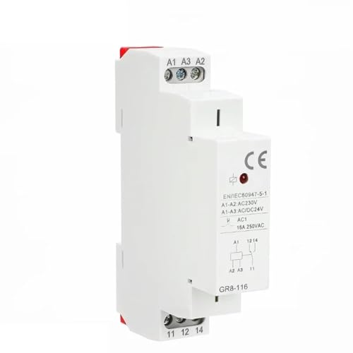 Evita fallos eléctricos con el relé intermedio GR8 AC230V SPDT interruptor 16A