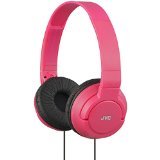 JVC HAS180R The Amazing On-Ear Headphones, Red