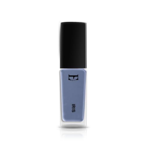 Image of IRISH Vegan Nail Polish Soft Blue Color | Long Lasting Chip Resistant Formula | Quick Dry Glossy Finish | Non Toxic & Cruelty Free Nail Paint for Women | 10 ml
