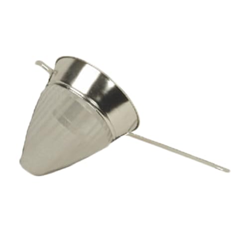 A-to-Z Supply SLKCP208 China Cap Strainer, 8" Dia., 1-1/2 Quart, fine mesh, pan Hook, Stainless Steel