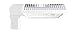 RAB Lighting ALED4T78SFW/D10 ALED78 Type IV W/SLIPFITTER DIM Cool LED White