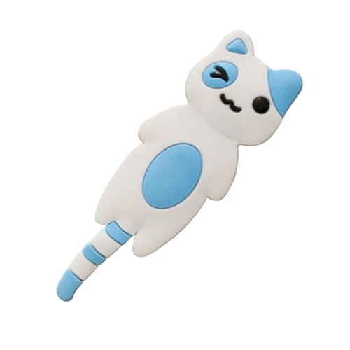 DOITOOL Magnétique de Chat Blanc en Pvc et Métal de Réfrigérateur Multi-usage sans Dommage aux Décoration Murale et Maison