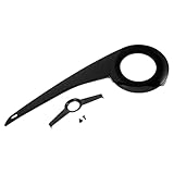 Homoyoyo Protector de Cadena de Bicicleta de Montaña 38-40 Dientes, Cubierta Metálica Negra Estándar, Estabilizador Anticaída para Plato, Compatible Ciclismo Urbano y Montaña
