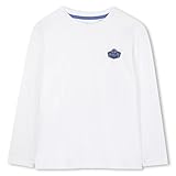 Logo imprimé sur la poitrine Timberland T60531 T-Shirt pour garçon, Blanc, 14 Ans