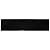 SomerTile Castillo Matte Black 3" x 12" Ceramic Wall Tile