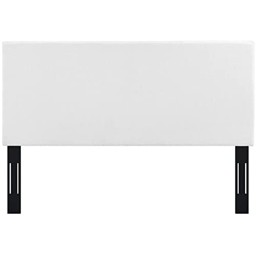 Modway Taylor Full/Queen Upholstered Linen Fabric Headboard, White #TOP1