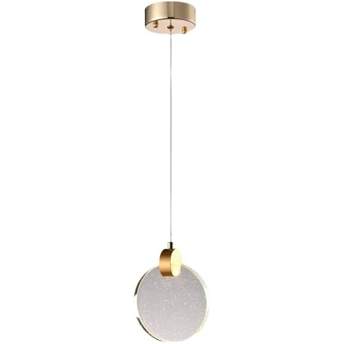 Lustre en cristal LED 5W 6000K suspension Penseur luminaire intérieur