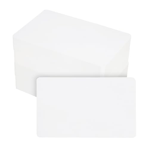 Fiches vierges pour notes de bureau et étiquettes cadeaux en carton blanc x200