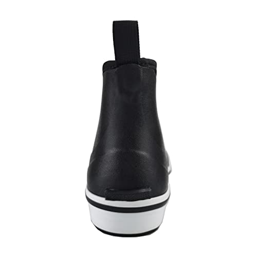 SYLPHID Ankle Deck Boots for Men Waterproof Rain Shoes Neoprene Rubber Footwear for Gardening Fishing Hunting and Camping4