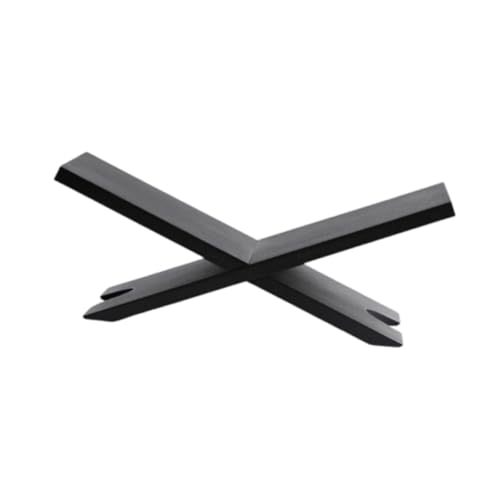 Wood Book Stand Recipe Holder - X Shaped Display Stand for Cookbooks, Textbooks, Photos - Home, Office, Kitchen Decor (15.75 x 12.20 x 5.91 inch)