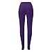 Womens Footed Sweatpant Elastic High Waist Winter Fall Fashion Lounge Pant Comfy Loose Fit Workout Cozy Solid Pants S-2XL Purple