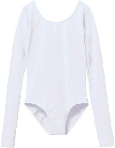 Image of MdnMd Girls Toddler Ballet Leotard with Skirted Short Sleeve Dance Gymnastic Ballerina Ballet Outfit Dress