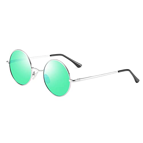 Dollger Sunglasses Mens, Polarized Round Sunglasses Glasses Circle Retro Steampunk Sunglasses UV400 Hippie Specs Sunglasses For Women Men Metal Frame Festival Sunglasses (Green) steampunk buy now online Dollger Sunglasses Mens, Polarized Round Sunglasses Glasses Circle Retro Steampunk Sunglasses UV400 Hippie Specs Sunglasses For Women Men Metal Frame Festival Sunglasses (Green) steampunk buy now online