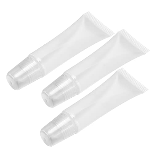 minkissy 50個空のリップクリームチューブ リップバーム 詰め替え用 スクイーズ可能な化粧品容器 サンプル包装 液漏れ防止 再利用可能