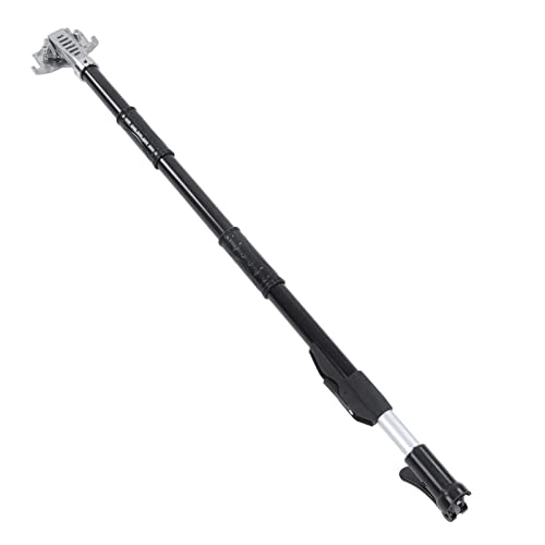 Vvikizy Retractable Flat Box Handle, Wallboard Finishing Handle Adjustable Aluminum Alloy Handle with 3 Levels Extension for Wall Painting and Finishing