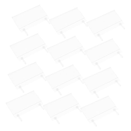 Porte-étiquette de prix en PVC transparent lot de 100 pour étagère filaire