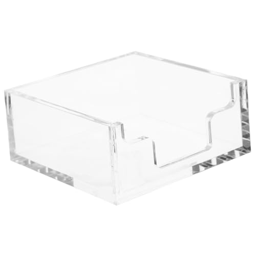 Imagen de Toyvian Servilletero Acrílico Transparente para Mesa con Gran Capacidad y Diseño Accesible Dispensador de Pañuelos de Escritorio para Cocina Comedor y Hogar Caja de Servilletas Fácil de