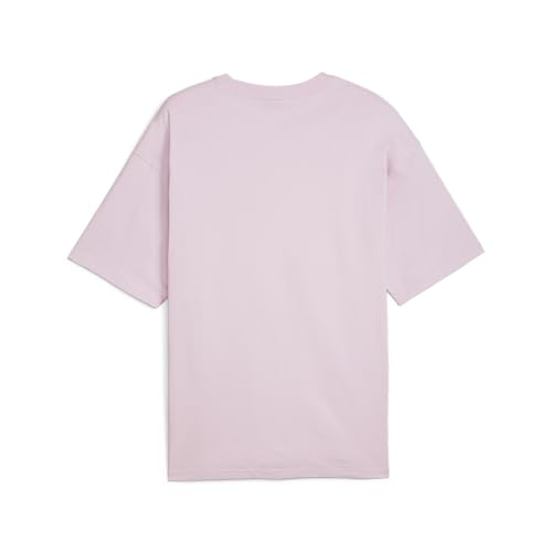 Image of PUMA Mens Better Classics Oversized Logo Crew Neck Short Sleeve Casual Tops Casual