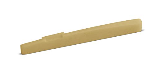 Unbleached Bone Saddle â€“ Fits Many Eastman Guitars with Undersaddle Pickup â€“ 9 mm Height â€“ 12 inch Radius