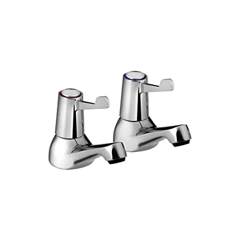 Bristan VAL2 1/2 C CD Value Basin Taps, Chrome Cover