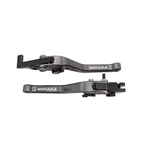Levier d'embrayage aluminium CNC usiné pour Suzuki V-Strom 650 finitions gris de qualité