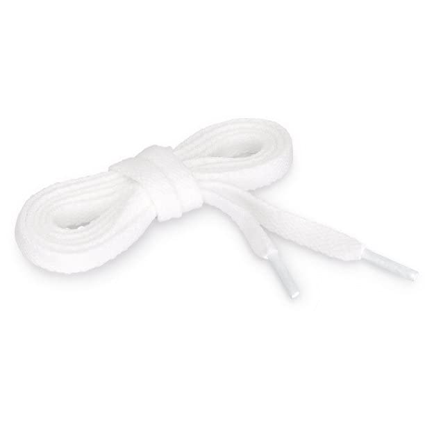 Image of 2 PAIRS Flat Shoe laces 48 Inches Wide Shoelaces for Athletic Running Sneakers Sports Shoes Boot Laces Strings (2 Pairs)