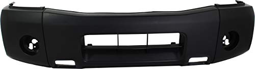 Evan Fischer Front Bumper Cover Compatible with 2004-2014 Nissan Titan Plastic Primed Sub-Model S XE