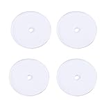 ORFOFE Tapones Transparentes para Pendientes, 200 Discos de Plástico, Cierres para Pendientes Ganchos, Ideales para Estabilizar y Accesorios Bisutería