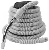 Swivel Curved Metal Hose Chrome Wand Handle Compatible with Rainbow Vacuums, Central Vacuums and other brands that uses a removable style handle.