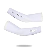 [Morethan] モーゼン アームカバー UVカット メッシュ AM-COOL-521 (ホワイト, L)