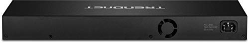 TRENDnet Switch PoE+ Gigabit 18 Puertos, 16 Puertos PoE+, 2 Puertos Compartidos Gigabit, 36Gbps, 440W Presupuesto PoE, Modelo TPE-TG182F (Renovado) miniatura 3