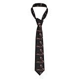 Versatile e facile da abbinare: perfetta per varie occasioni come riunioni di lavoro, feste, matrimoni e molto altro ancora, questa cravatta da uomo marrone Labrador Retriever è facile da abbinare a qualsiasi camicia o vestito.