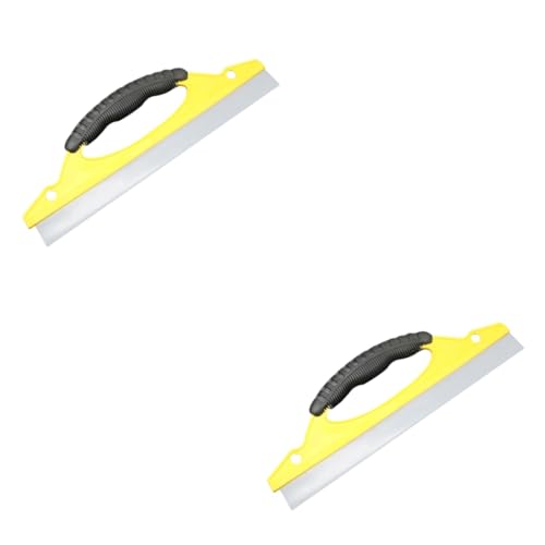 Anneome 2 Pcs Versatile Car Window Wipers Mini Cleaning Tool for Glass and Household